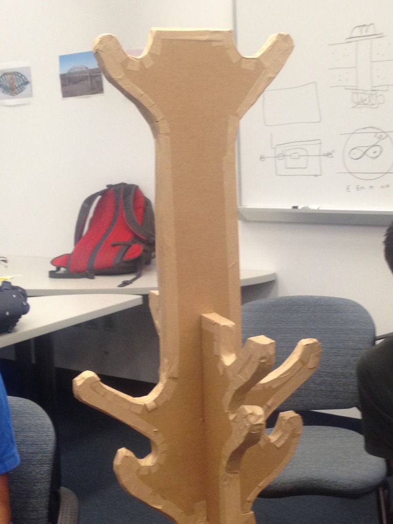 This coat rack, tree-style, was a favorite in fall 2015.