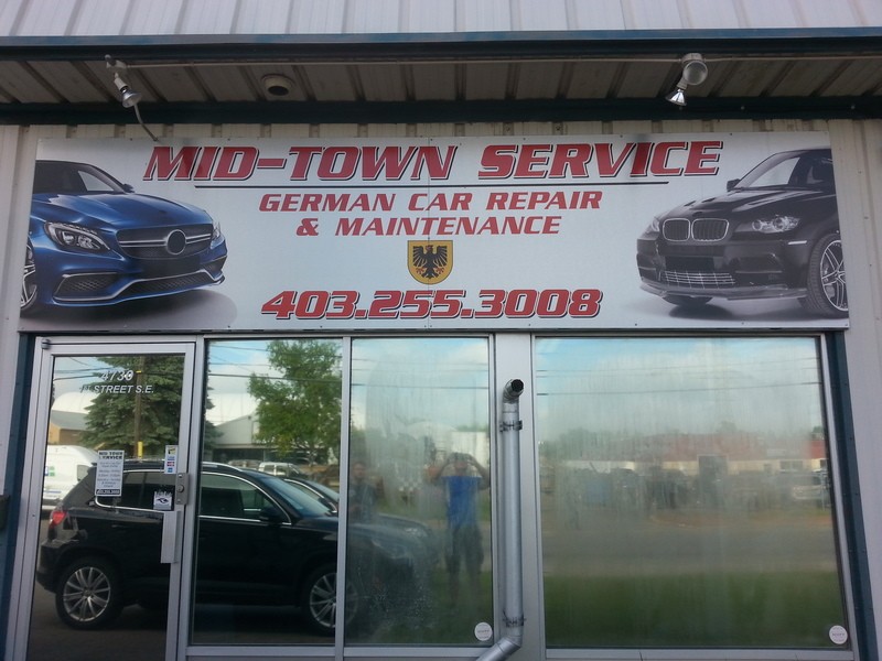 midtown service sign