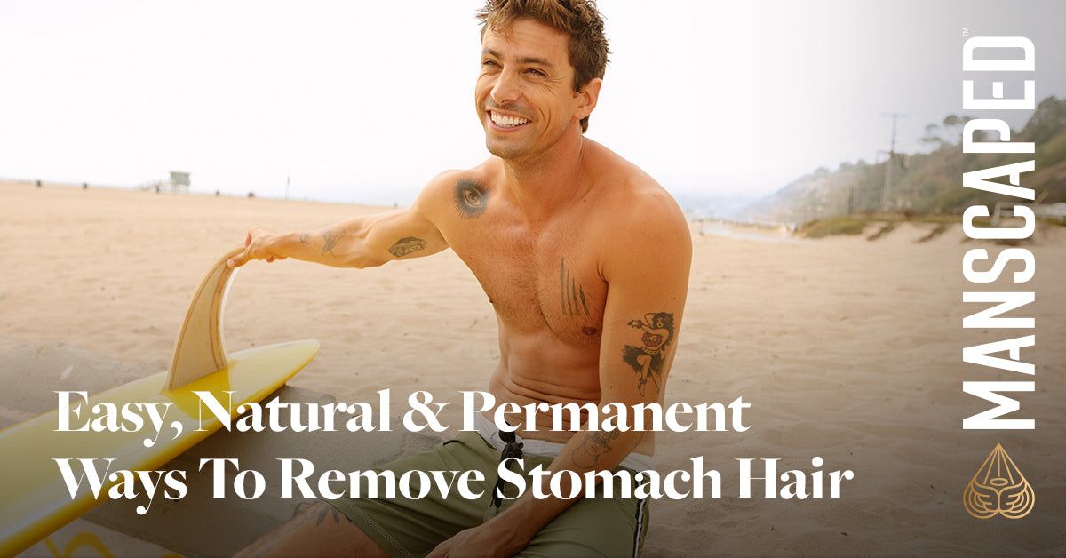 Easy Natural Permanent Ways To Remove Stomach Hair MANSCAPED Blog