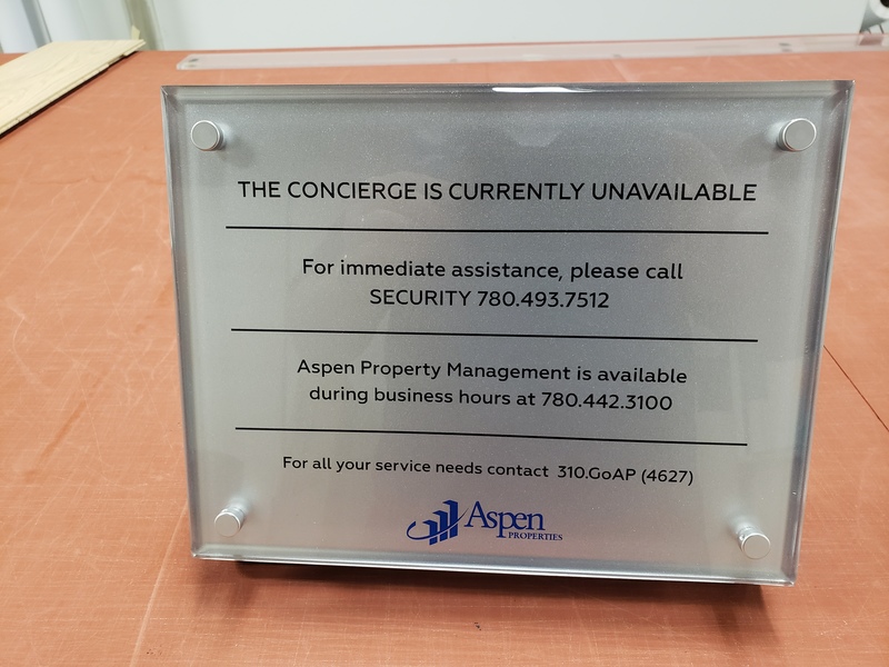 aspen concierge sign