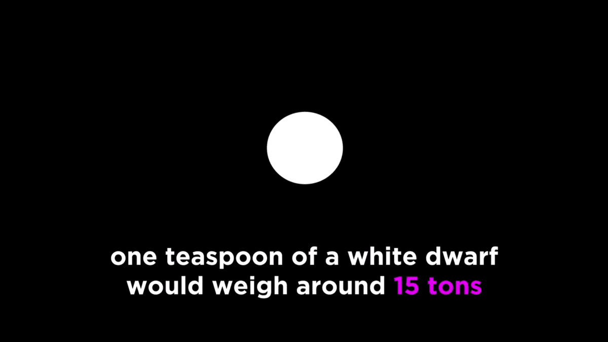 white dwarf density