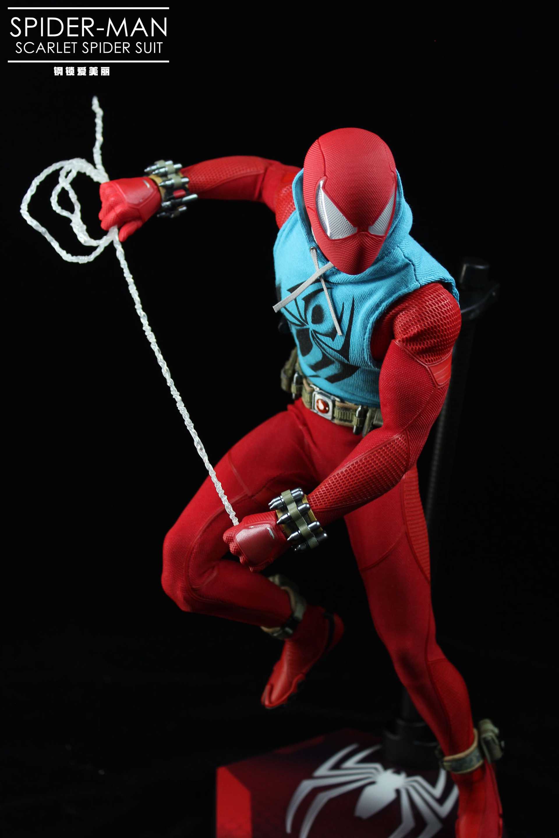 Spider-Man Video Game Masterpiece Scarlet Spider Suit