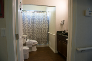 One of our bathrooms.