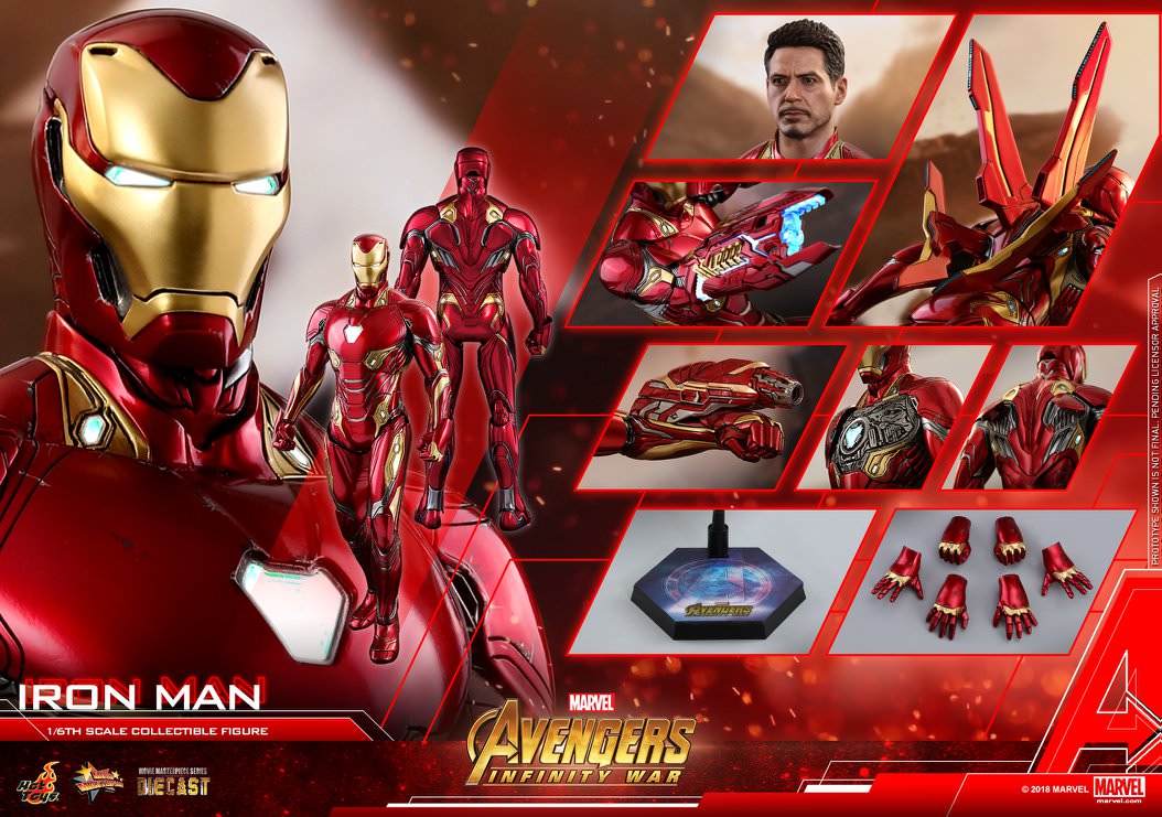 Hot Toys Avengers: Infinity War MMS473D23 Iron Man Mark L 1/6 Scale Collectible Figure Hot Toys Avengers: Infinity War MMS473D23 Iron Man Mark L 1/6 Scale Collectible Figure