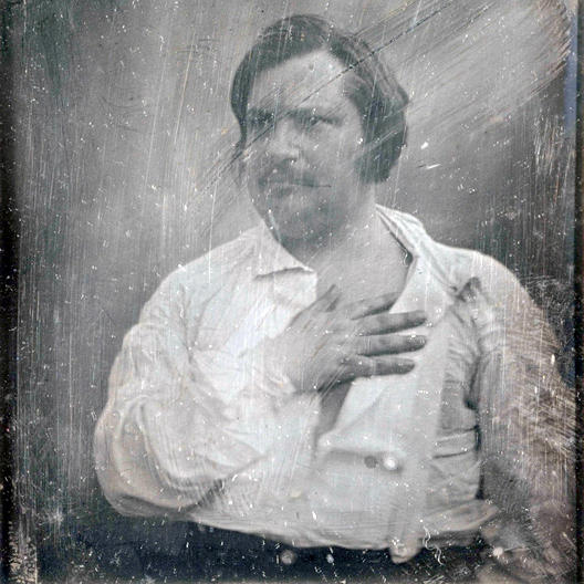 Оноре де Бальзак, дагерротип Луи-Огюста Биссона, 1842 год