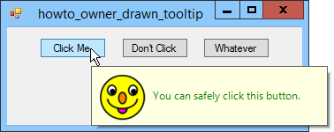 Custom-Drawn Win32 Tooltips
