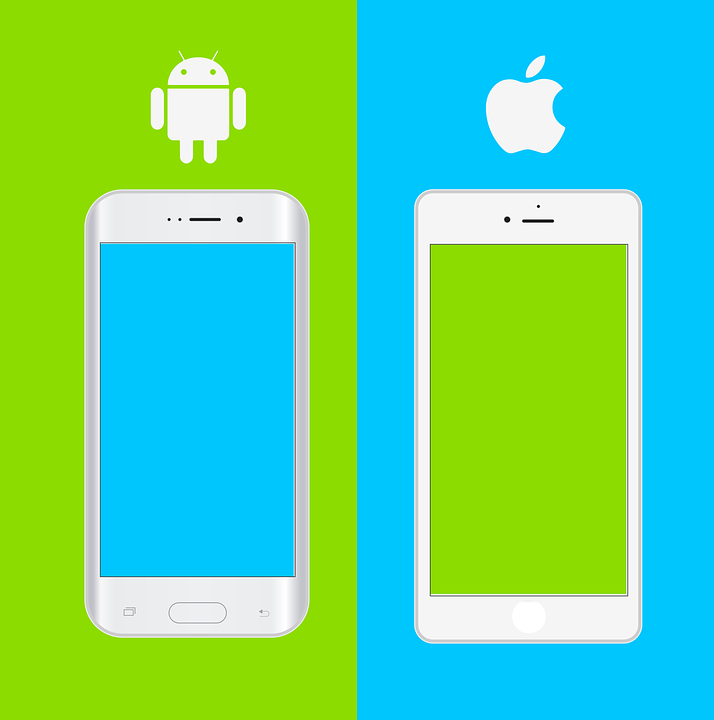 android_and_apple_phone