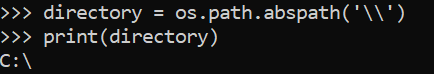 Use os.path.abspath to Find Directory Name from the File Path in Python