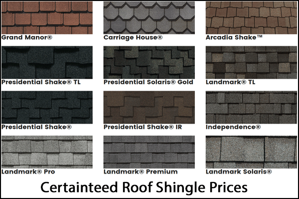 CertainTeed Roof Single Prices
