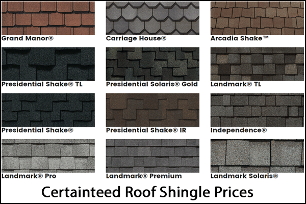 CertainTeed Roof Shingles Prices Cost Per Square And Installation 