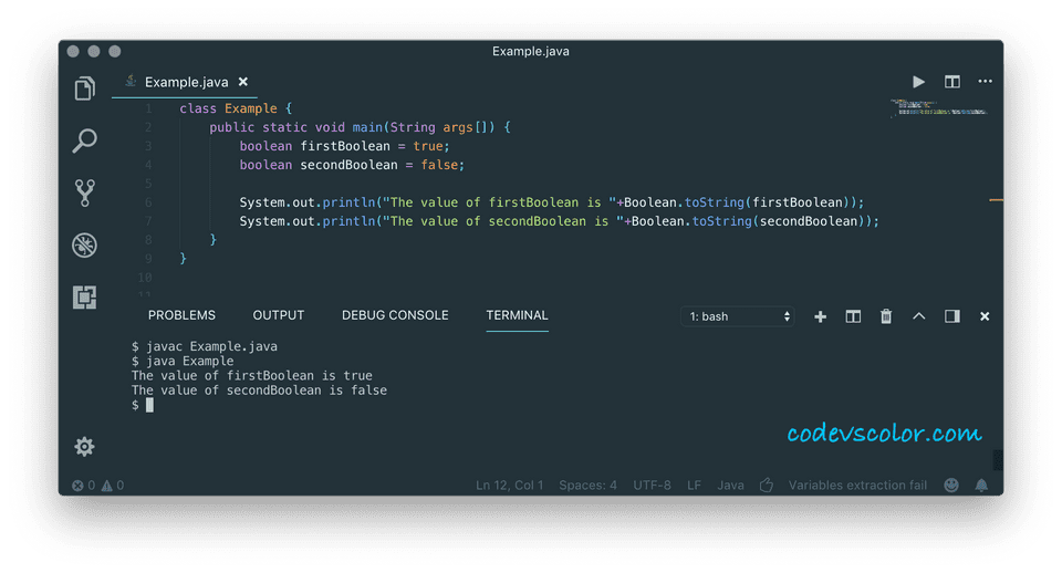 how-to-convert-a-boolean-to-string-in-java-codevscolor