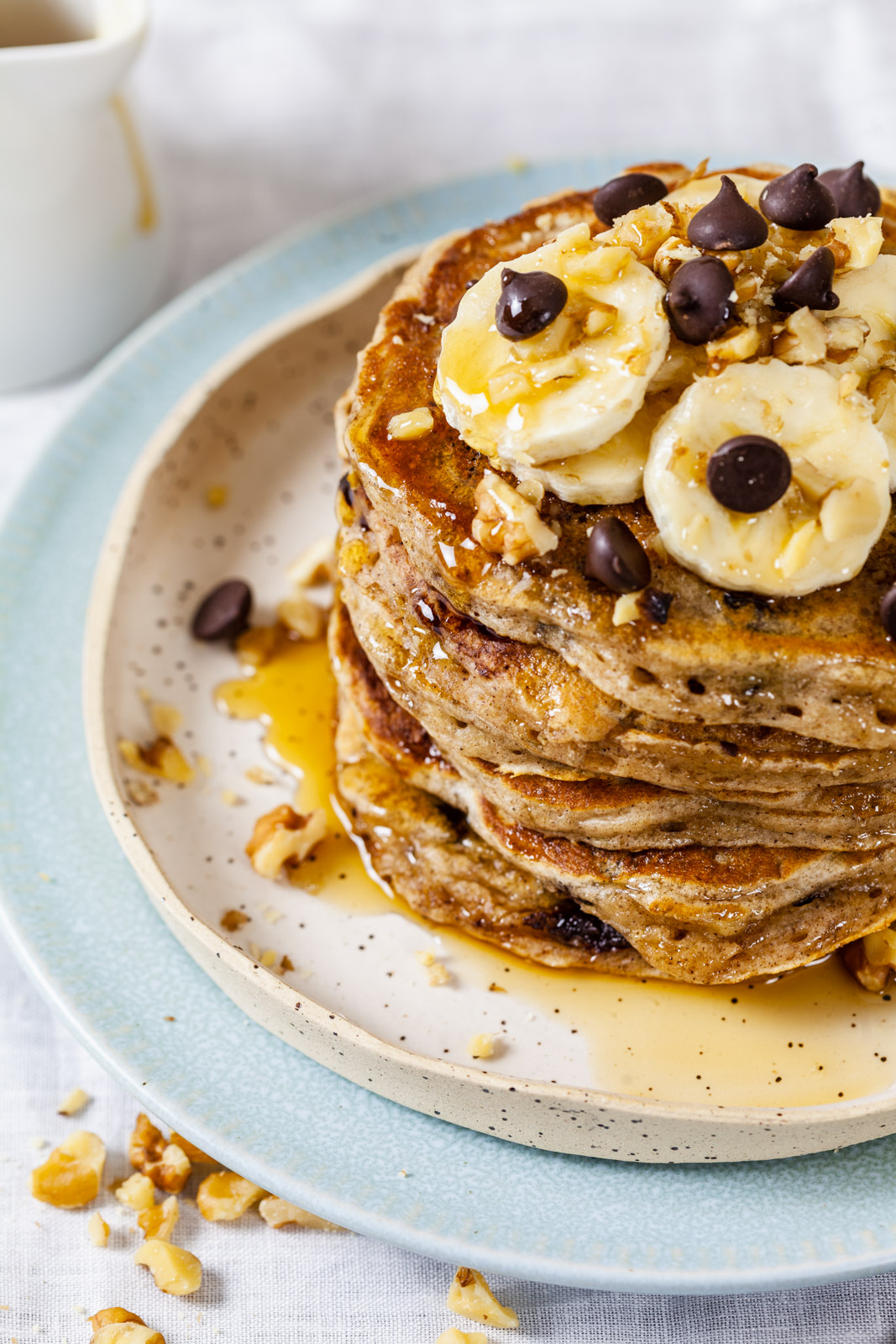 Banana Chocolate Chip Pancakes Olive & Mango