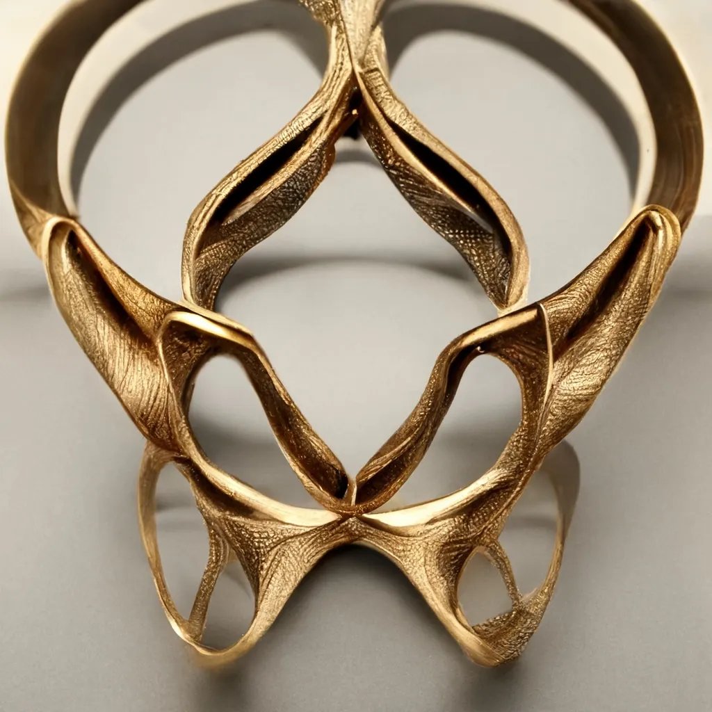 jewellery design, generated by Artificial Intelligence - text to image generation