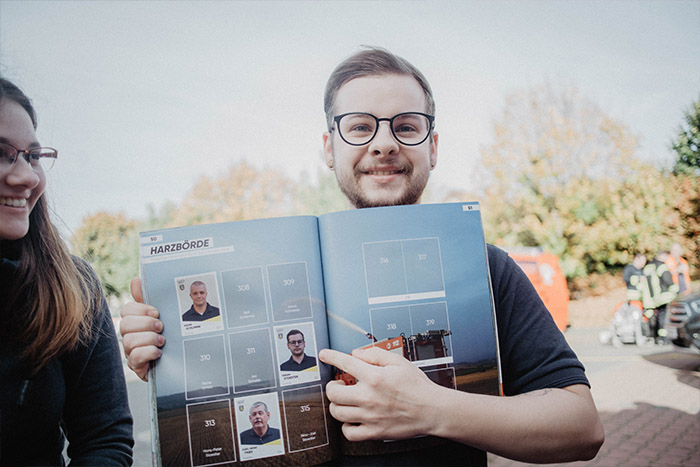 Feuerwehr Mitgliederwerbung mit Stickerstars