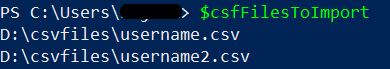Fetch Each CSV File Object in PowerShell