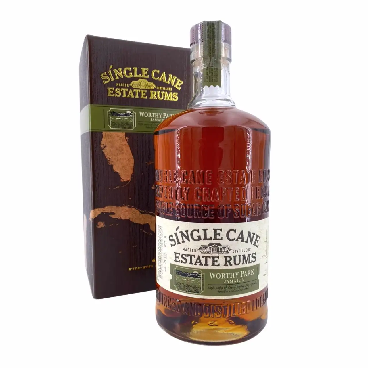 Image of the front of the bottle of the rum Single Cane Estate Rums