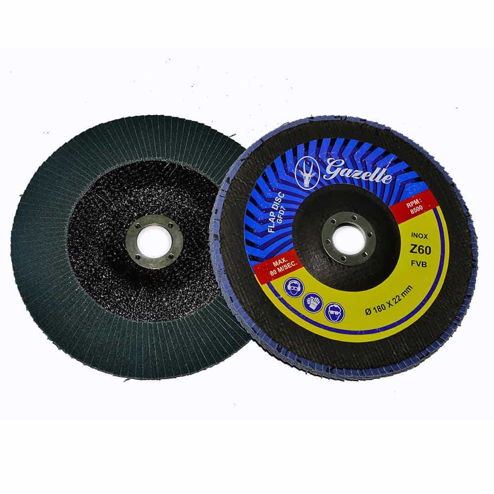 4 In. Zircon Blue Flap Disc (100mm), 120 Grit