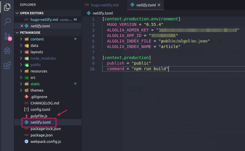 File Netlify