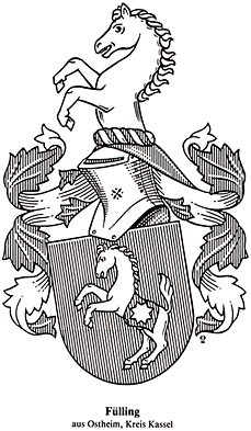 Fuelling/Fülling family coat of arms