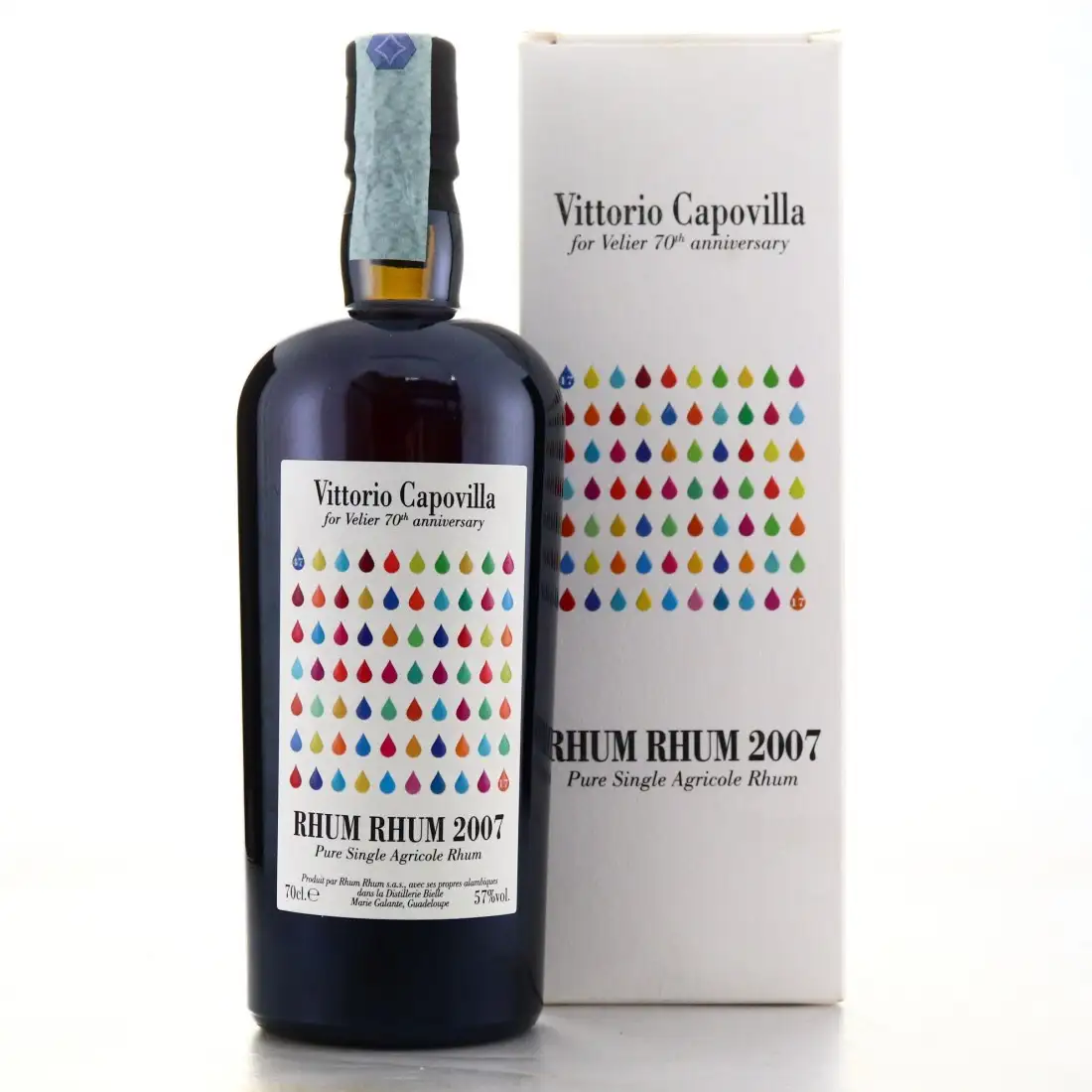 Image of the front of the bottle of the rum Rhum Rhum Vittorio Capovilla