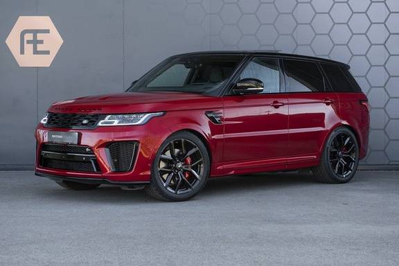 Land Rover Range Rover Sport SVR 5.0 V8 SC Meridian Reference Audio + Head Up + 360 Camera + Gekoelde/Verwarmde voorstoelen + Verwarmde  Achterbank + Carbon Motorkap Met Luchthappers + Ambianceverlichting