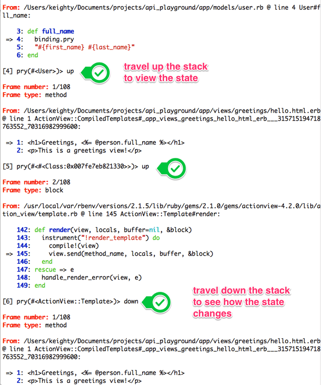 travel the stack