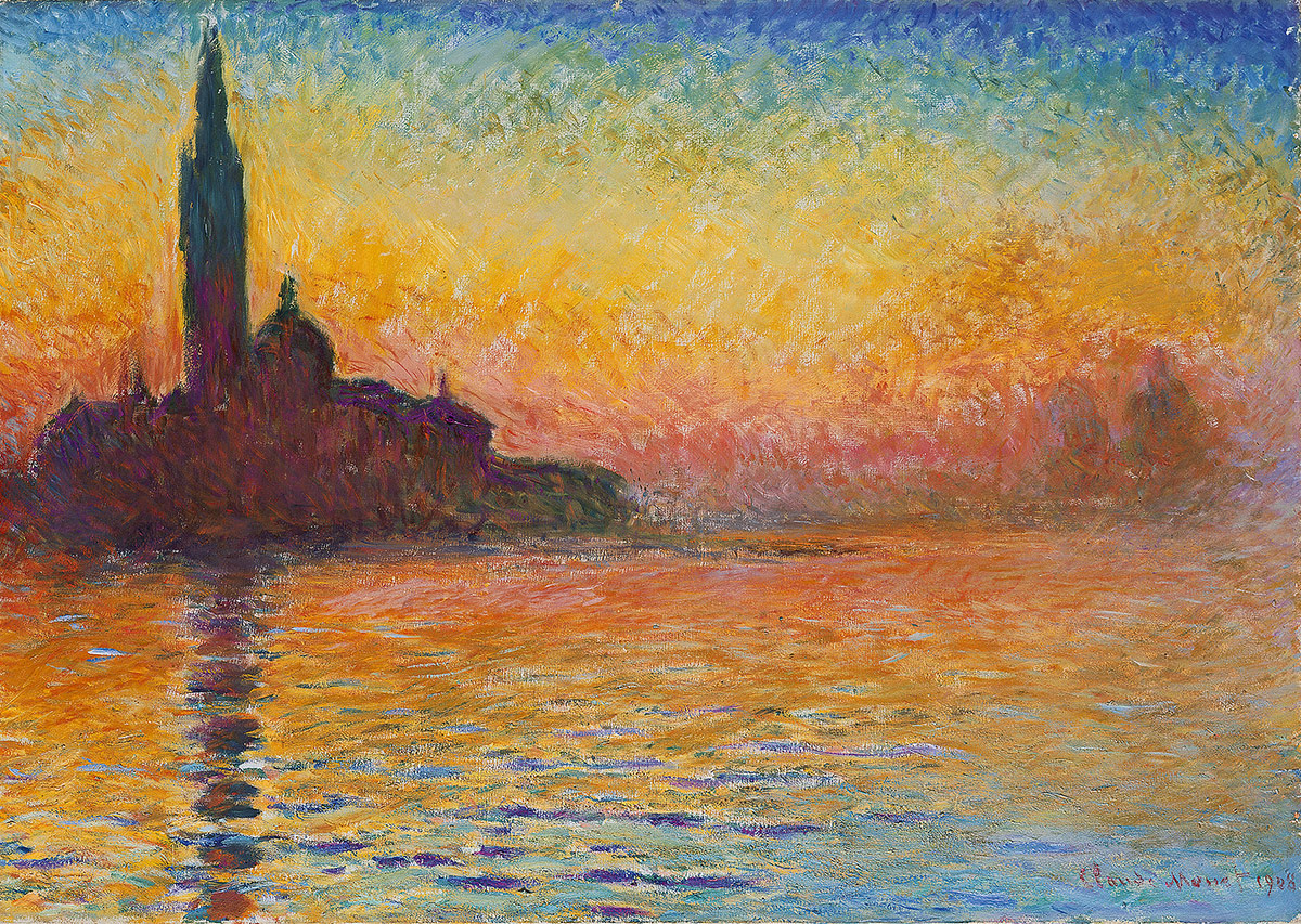 Клод Моне «Сан-Джорджо Маджоре в сумерках», (ок. 1908–1912)