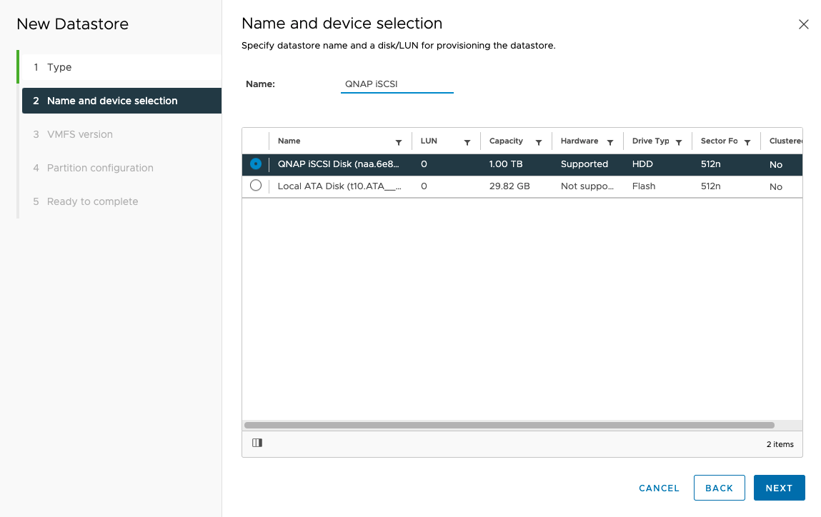 Configuration type