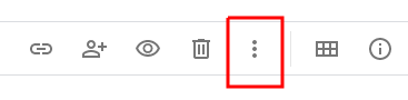 More actions button