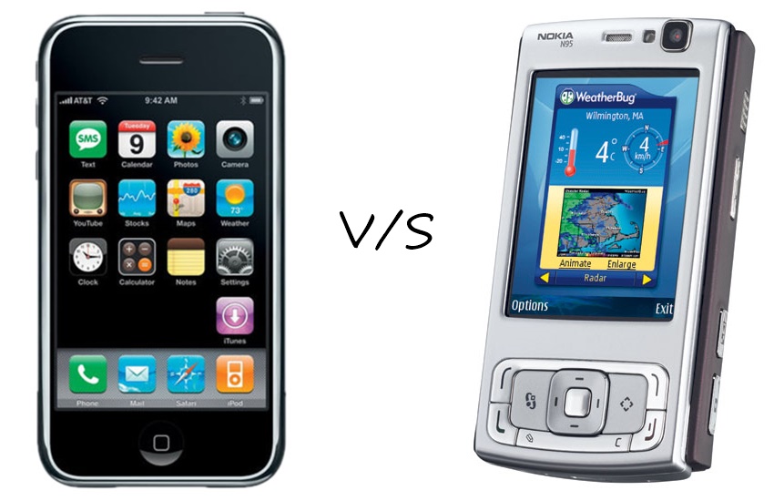apple vs nokia smartphone