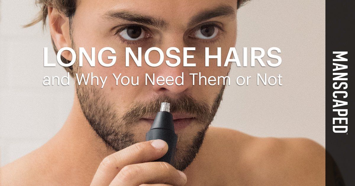 how to shave nostril hair