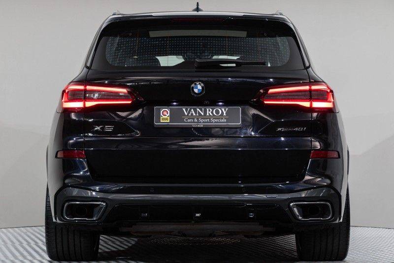 BMW X5 M40i xDrive 340pk Panoramadak VirtualCockpit ShadowLine Sportleder+Memory Head-Up Hifi Luchtvering ACC Laserlicht AmbientLight Keyless Sportuitlaat 22” 360Camera ParkAssist Pdc afbeelding 18