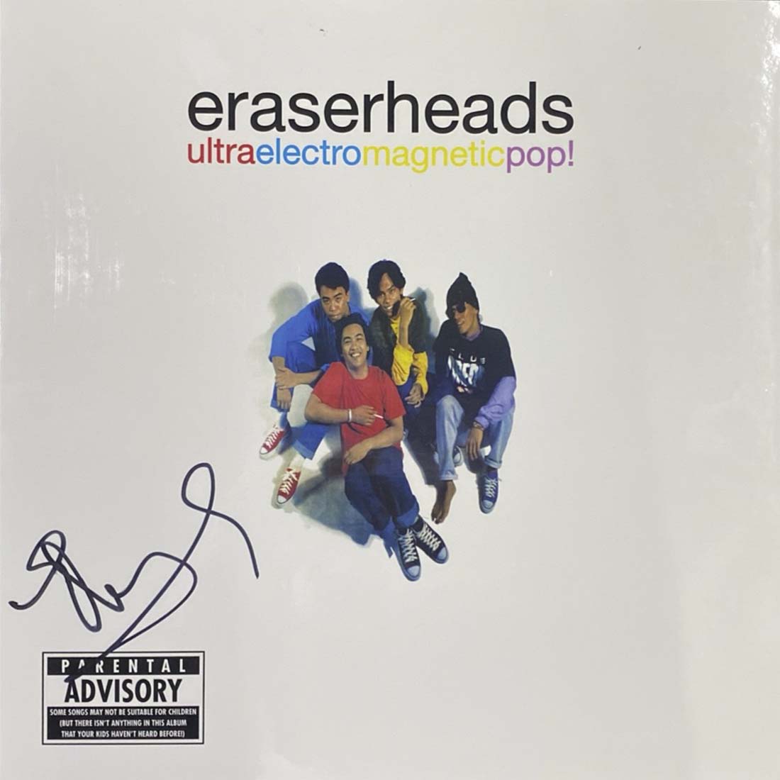 Photo of Eraserheads UltraElectroMagneticPop! Vinyl Record Album Signed by Ely Buendia