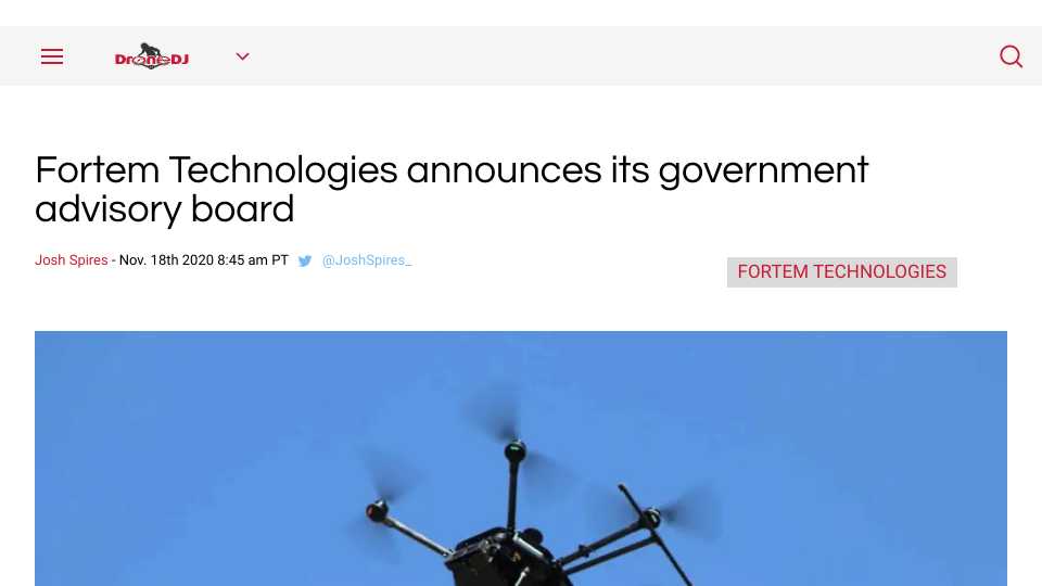 Fortem Technologies Announces its Government Advisory Board