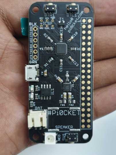 TinyPi pro circuit on backside
