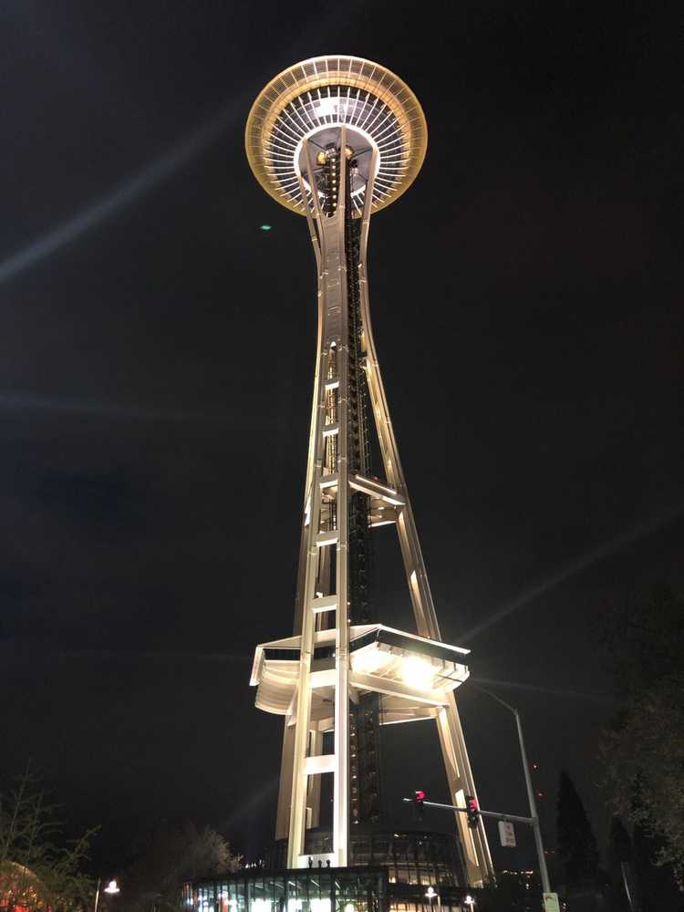We walked by the Space Needle We walked by the Space Needle