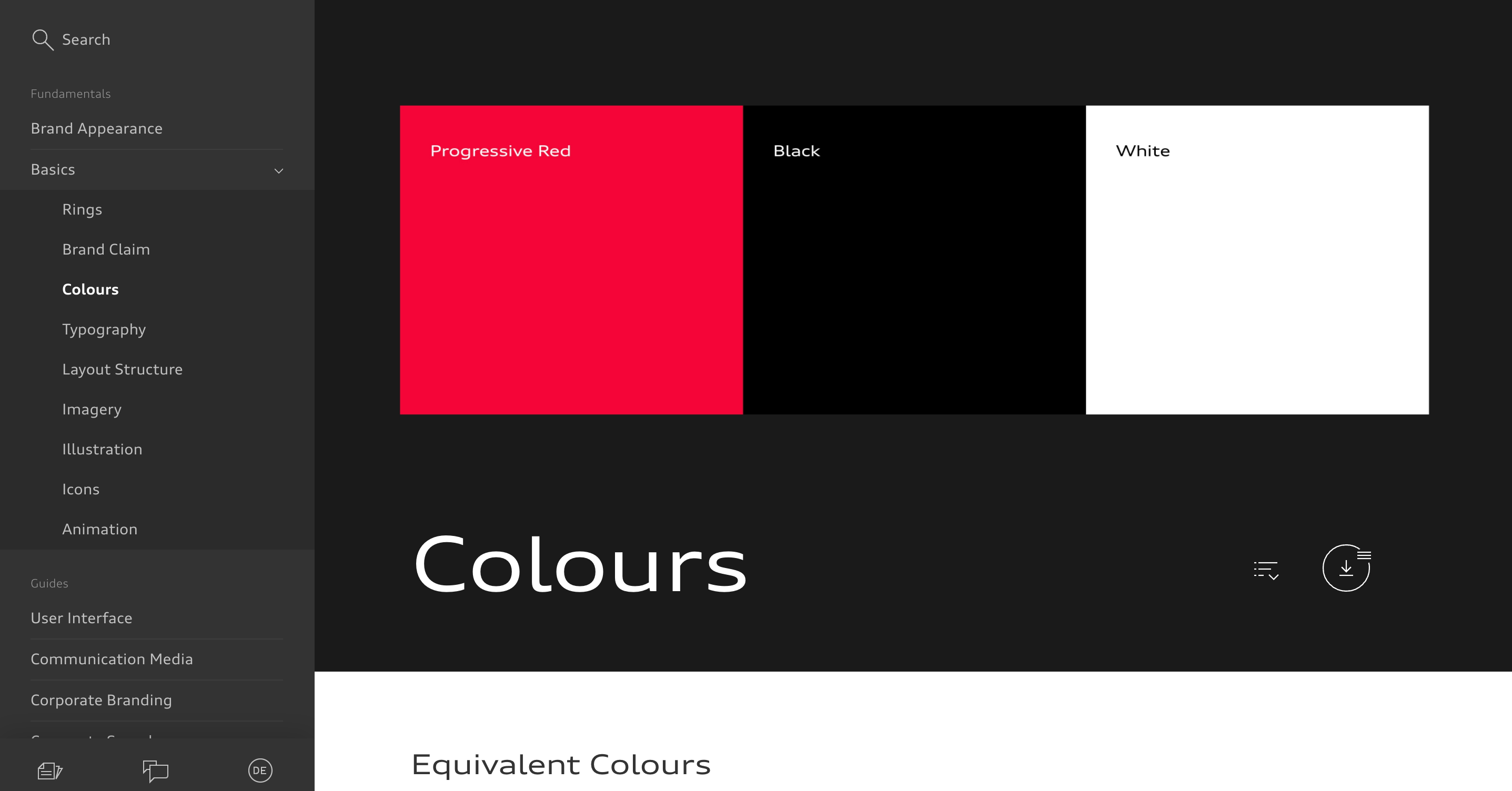 audi brand guidelines