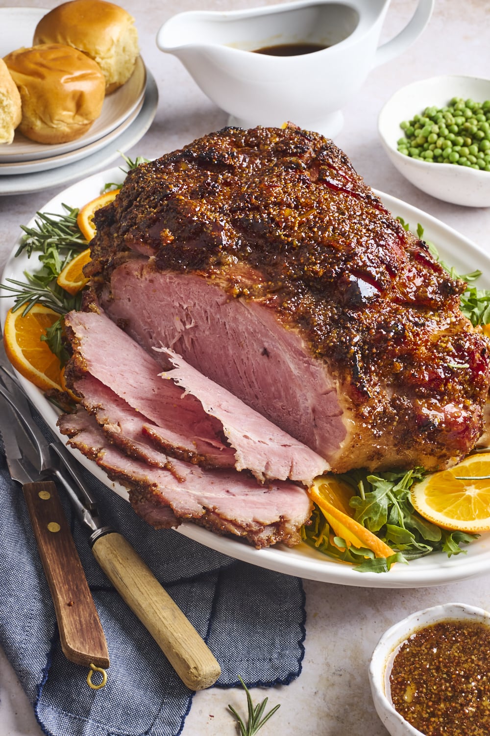Marmalade Glazed Ham Olive & Mango