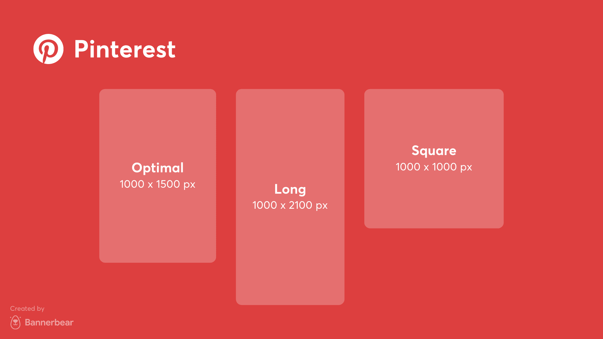 Pinterest dimensions and sizes 