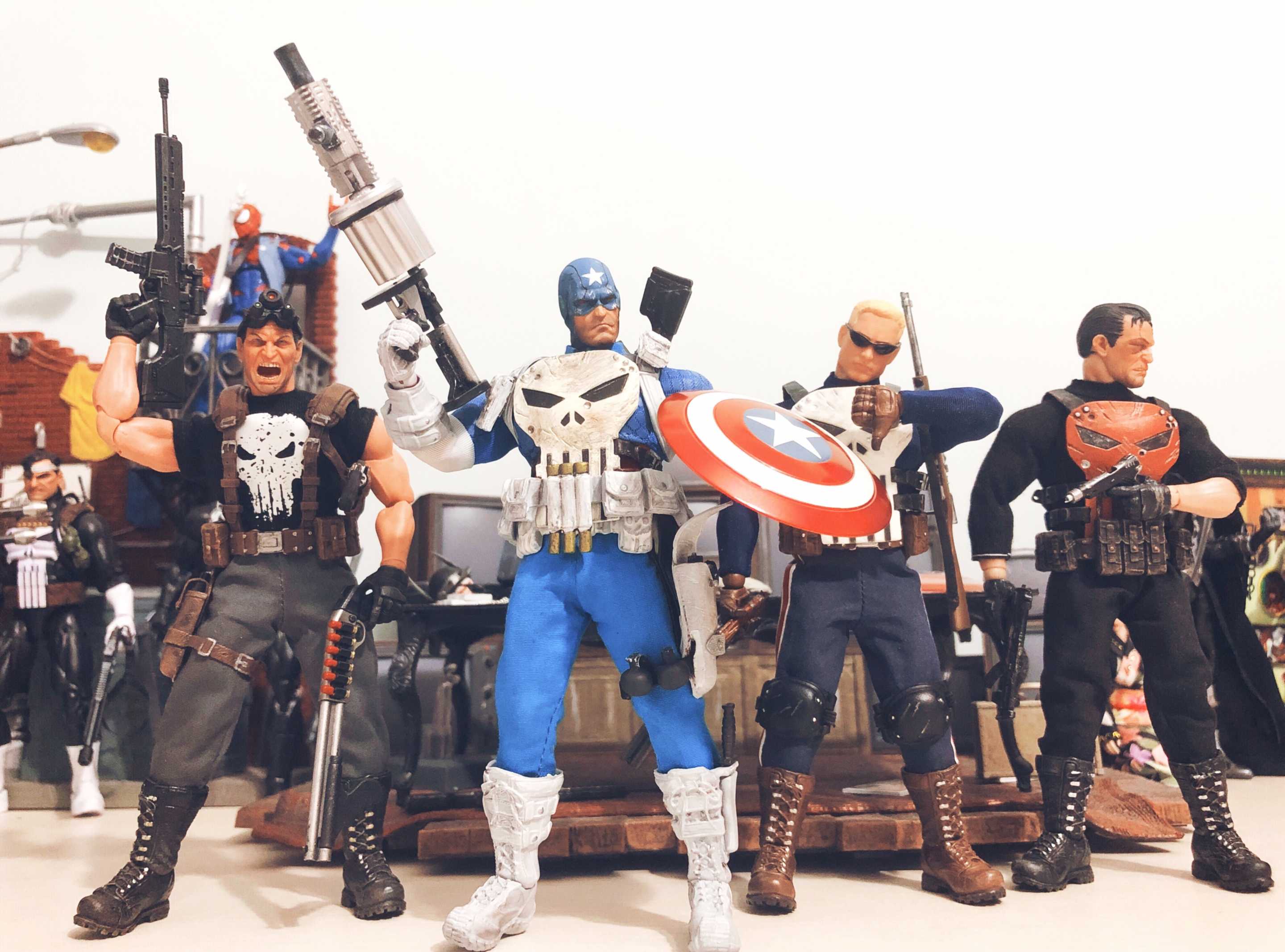 Mezco Captain America Punisher