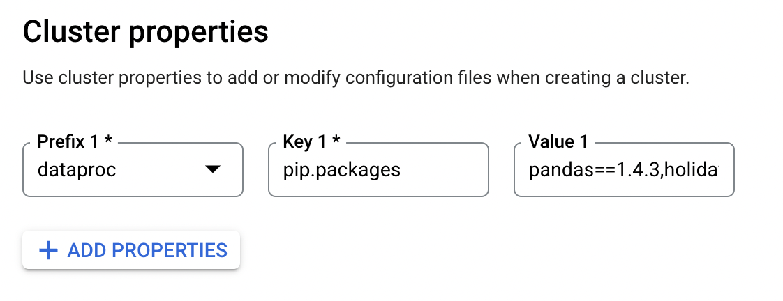 Adding packages to install via pip at cluster startup
