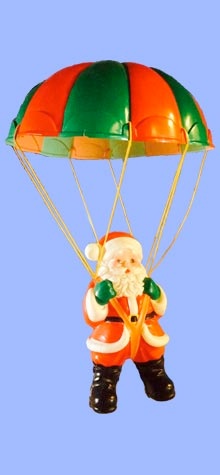 Santa With Parachute photo