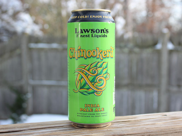 Chinooker'd, a IPA brewed by Lawson's Finest Liquids