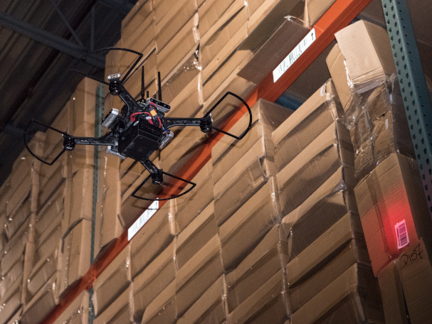 autonomous warehouse drones