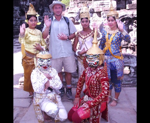 Cambodia Bayon Faces 5