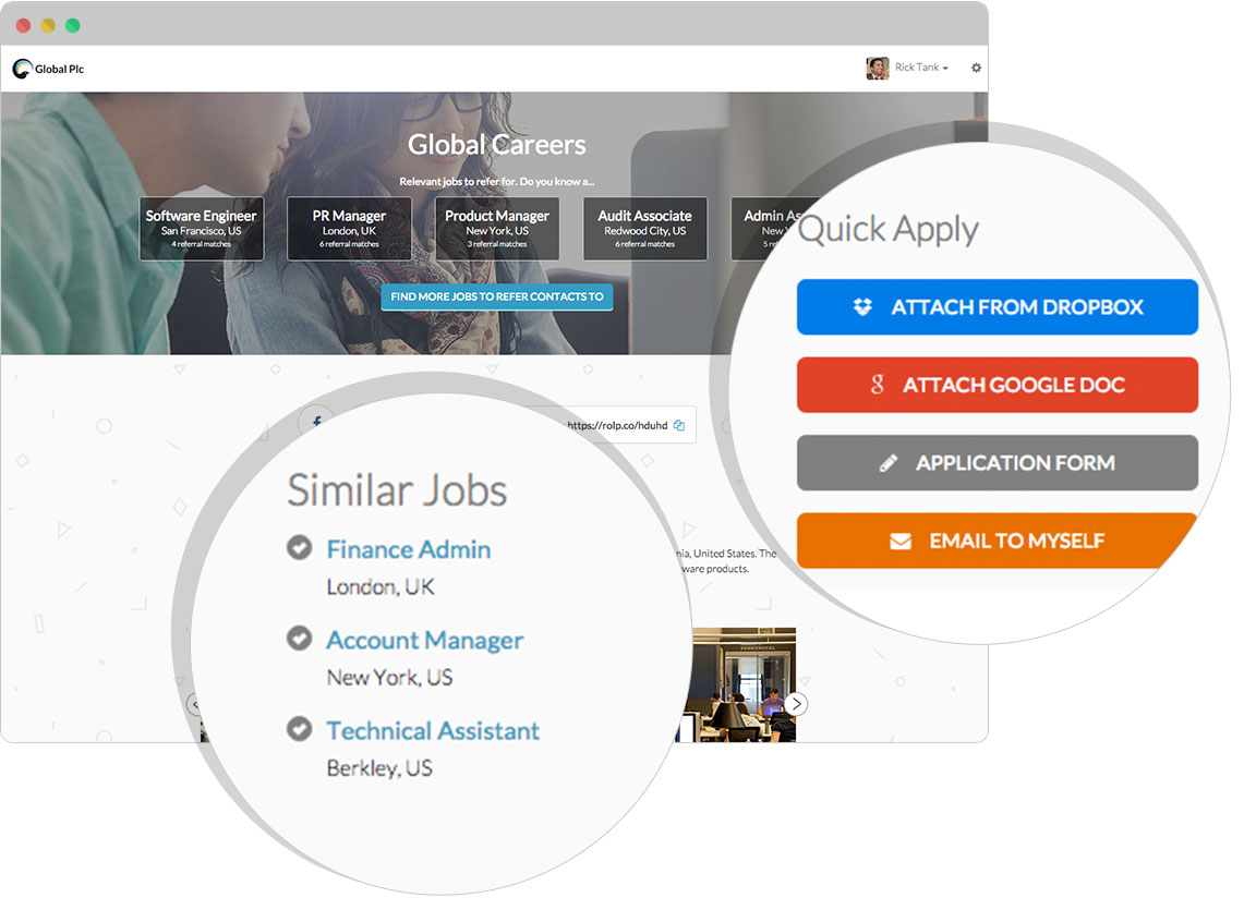 rolepoint employee referral example
