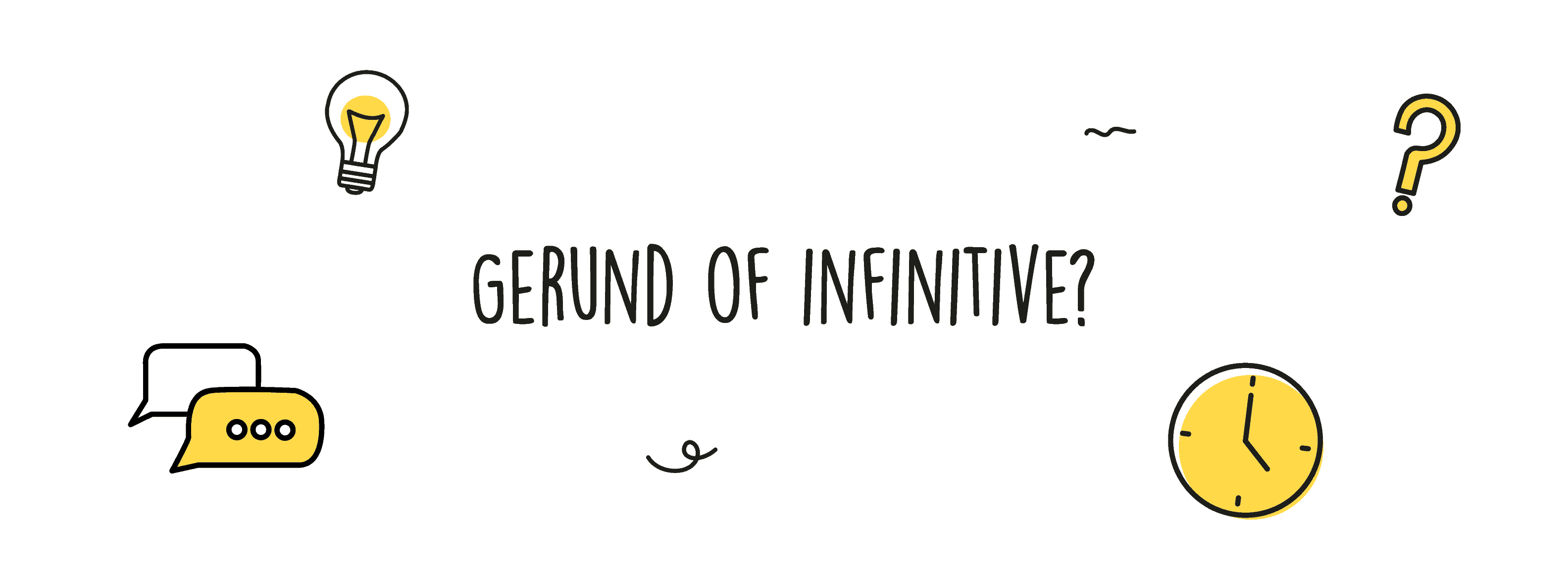 Gerund of infinitive