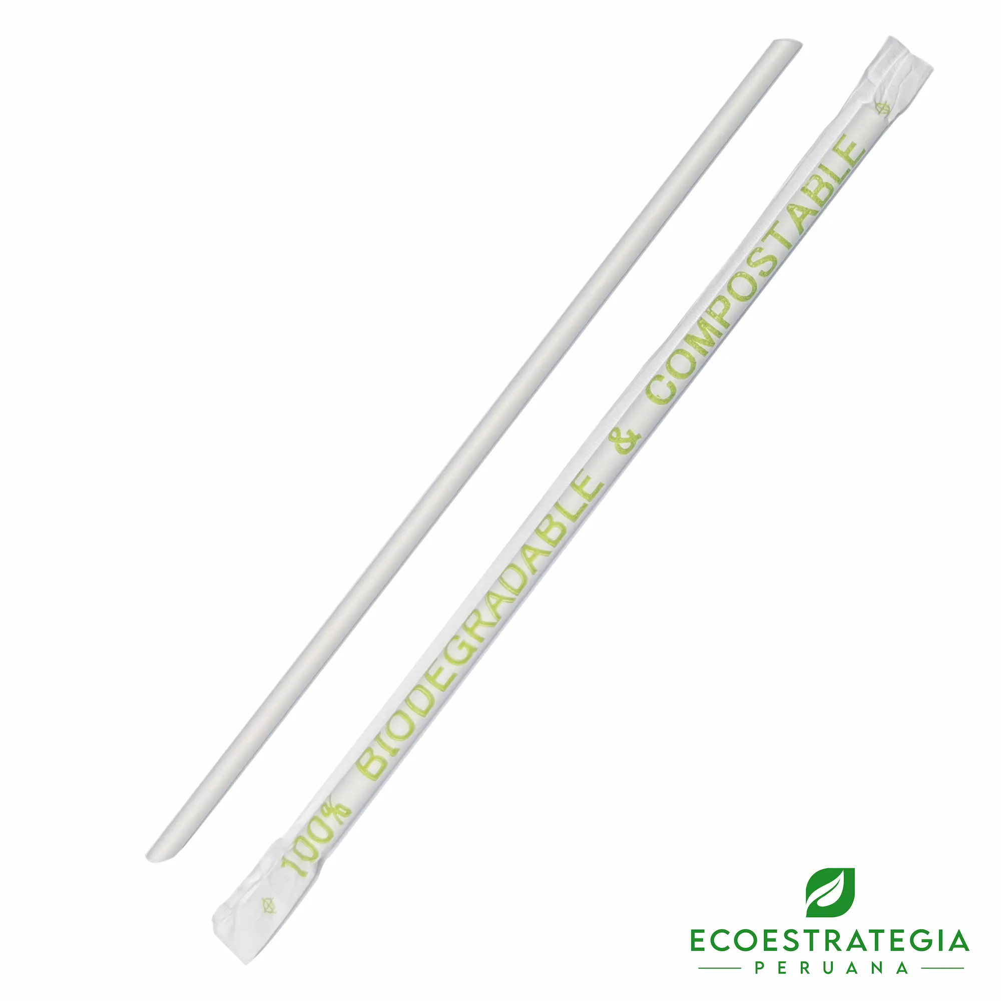 Este sorbete de 6 mm es un producto de materiales ecológicos, hecho a base de papel biodegradable. Cotiza sorbetes, cañitas y popotes para bebidas