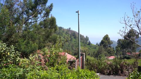 View of the hill ahead