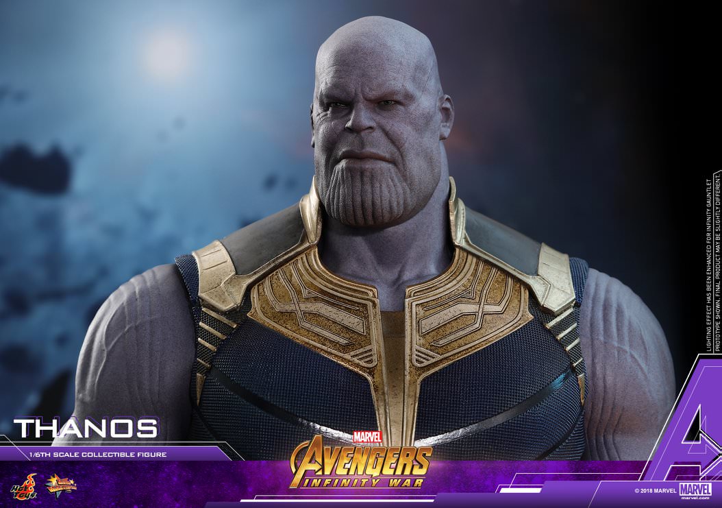Hot Toys Marvel Movie Masterpiece Thanos Infinity War Collectible Figure